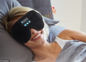 Les acheteurs adorent le design profilé, la qualité sonore et sa capacité à bloquer complètement la lumière du masque pour les yeux Bluetooth 3D.