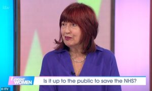 Janet Street-Porter a déclenché un débat aujourd'hui après avoir plaidé en faveur d'un système de points de `` style Nectar-card '' pour le NHS alors que le panel Loose Women discutait de la question de savoir si les personnes en surpoids devraient payer pour les traitements de santé