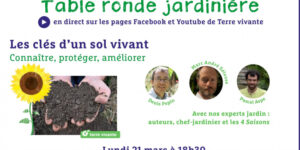 Facebook Live : Les clés d'un sol vivant - Table ronde jardinière - 2022 - Mens