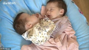Annabelle et Isabelle Bateson sont nées il y a six semaines à l'University College Hospital de Londres