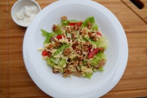 Salade Keto Bacon et Noix