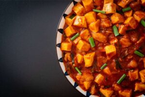 Recette de tofu sauce épicée à l'orange